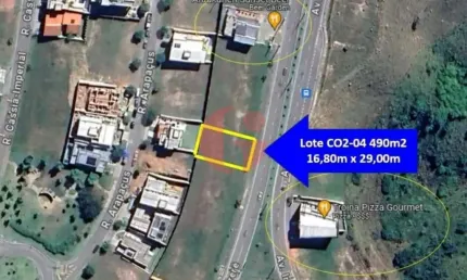 Lote comercial à venda no alphaville com 490m² no urbanova!