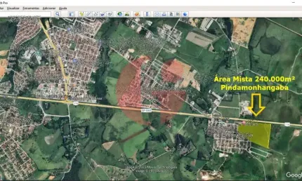 Terreno para venda com 227.100 m² - Pindamonhangaba