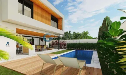Sobrado para venda de 04 Dorm. e 04 Suítes - 378,59m² no Urbanova
