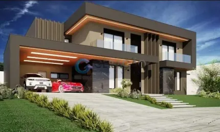 Sobrado em Condomínio com 05 Dorm. e 04 Suítes- 344,29m² Colinas do Paratehy Norte