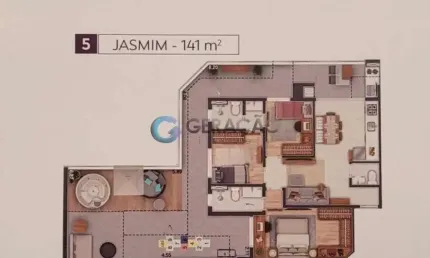 Apartamento com 3 quartos à venda na Avenida Cidade Jardim, Bloco 2, 414, Jardim Satélite, São José dos Campos