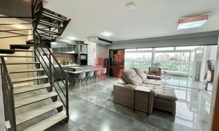 Apartamento duplex para venda com 03 quartos e 02 vagas de garagem - 133m² no bairro Vila Ema