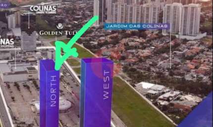 Apartamento para venda com 01 quarto e 01 vaga de garagem - 50,71m² no bairro Jardim das Colinas