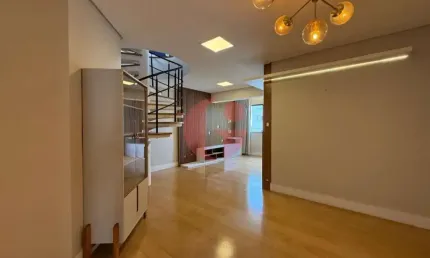 Apartamento cobertura para venda com 3 dormitórios 3 vagas paralelas - 182m² no bairro Jardim Aquarius