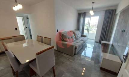 Apartamento mobiliado para locação com 03 quartos e 01 suíte - 82m² no bairro Jardim Satélite