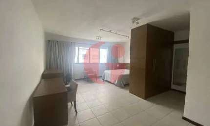Apartamento Flat mobiliado para locação com 1 quarto e com 1 vaga de garagem - 54m² no bairro Jardim Aquarius