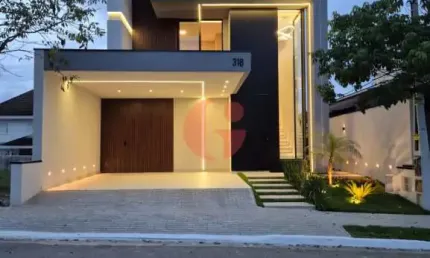 Sobrado novo em condomínio para venda com 04 quartos e 02 vagas de garagem - 244m² no bairro urbanova