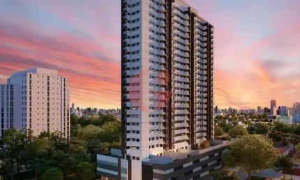 Apartamento de 1 quarto - studio com 33,63 m2 - vision andar alto