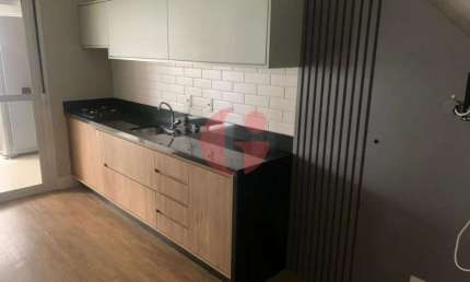 Apartamento para locação com 1 quarto e 1 vaga de garagem - 40m² no bairro Jardim Aquarius