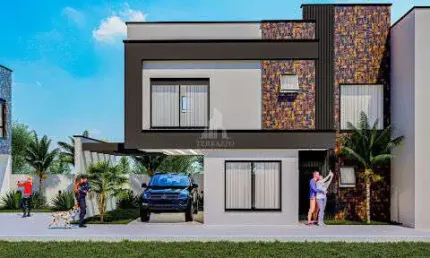 Sobrado com 3 dormitórios à venda, 112 m² por r$ 760.000 - boqueirão - curitiba/pr