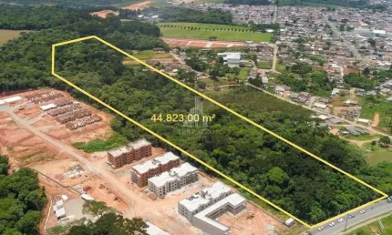 Terreno à venda, 44823 m² por r$ 14.000.000 - estados - fazenda rio grande/pr