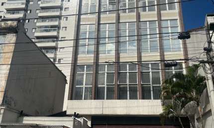 Sala comercial para alugar na Praça Belmiro Ribeiro, 05, Vila Mathias, Santos