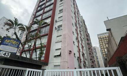 Apartamento com 1 quarto para alugar na Avenida Bartolomeu de Gusmão, 43, Boqueirão, Santos