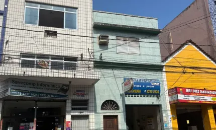 Sala comercial com 2 salas para alugar na Rua Lucas Fortunato, 109, Vila Mathias, Santos