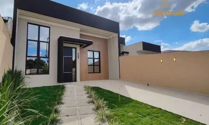 Casa à venda no Eucaliptos, na Fazenda Rio Grande, com 3 quartos, suíte, e área gourmet completa.