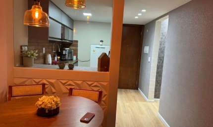 LINDO APARTAMENTO 1/4 SALA REVERTIDO PARA 2/4 (PORTEIRA FECHADA)