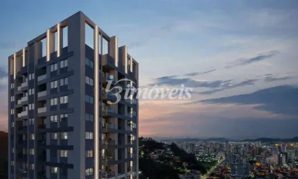 Apartamento à venda, 2 quartos sendo 2 suíte, 1 vaga, ed. art tower home club, bairro fazenda, itajaí-sc