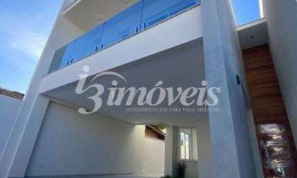 Sobrado novo à venda, Residencial Portovenere, com 3 suítes, 2 vagas, Bairro São João, Itajaí-SC