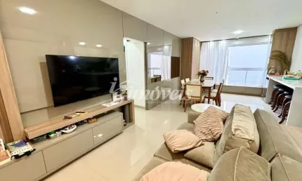 Apartamento mobiliado à venda, 2 quartos sendo 2 suítes, 1 vagas, Ed. Dourado Mar, Centro, Itajaí-SC