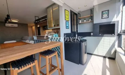 Apartamento para locação anual, mobiliado, decorado e equipado, com 3 quartos (sendo uma suíte), 2 vagas de garagem, residencial catania, no bairro fazenda, itajaí-sc