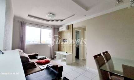 Apartamento para Locação Anual, mobiliado e equipado, 62m² privativos, com 2 quartos, 1 vaga de garagem coberta, no bairro Cordeiros - Itajaí