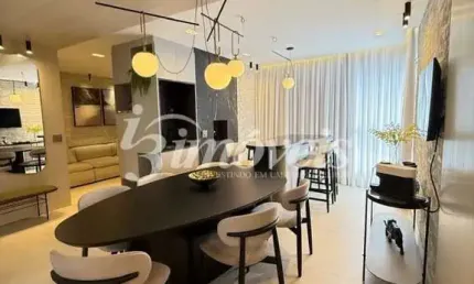 Apartamento para locação anual mobiliado, com 3 suítes, 2 vagas de garagem privativas, Home Square Residence, no bairro Centro, Balneário Camboriú-SC