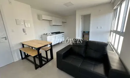 Apartamento para locação anual semimobiliado, com 1 quarto, 1 vaga de garagem, no bairro Fazenda, Itajaí-SC