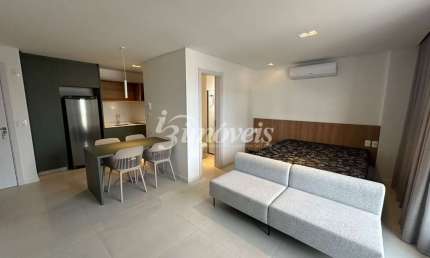Apartamento Loft para locação anual mobiliado e equipado, 1 vaga de garagem, Edifício 4Sete, no bairro Centro de Itajaí-SC