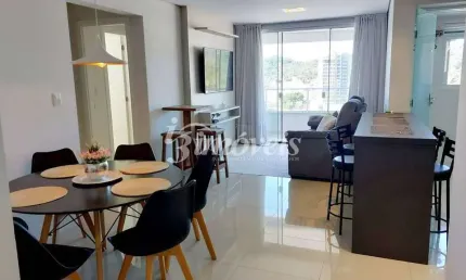 Apartamento mobiliado para locação, 2 suítes, 1 vaga, Edifício Residencial Lago Di Garda, Bairro Fazenda, Itajaí-SC
