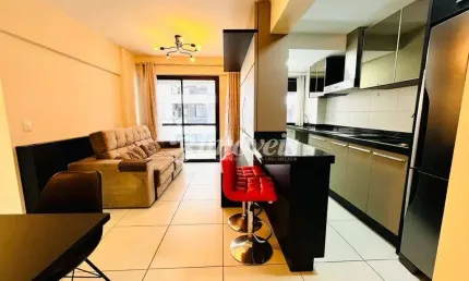 Apartamento mobiliado para locação, 2 quartos sendo 1 suíte, 1 vaga, marina park residence, bairro centro, itajaí-sc