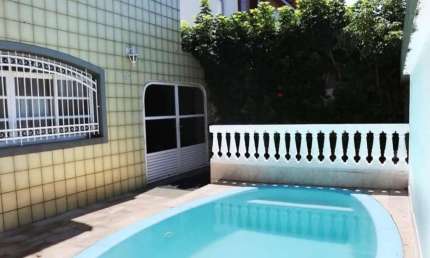 Casa Sobrado 160m², 3 Dorm, Suíte, Piscina  Aparecida/Santos