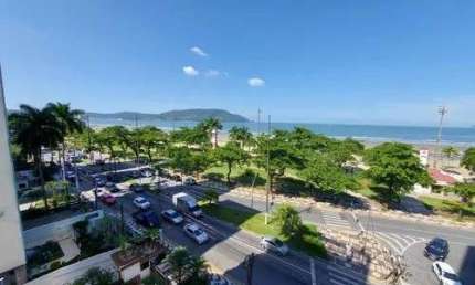 Apartamento à Venda - Boqueirão Santos 185 m² -Vista Mar e mobiliado, 3 dormitórios sendo 1 suíte 1 vaga de garagem.