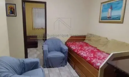 Apartamento Térreo com 1 Quarto, Mobiliado a 2 Quadras da Praia na Guilhermina, Praia Grande