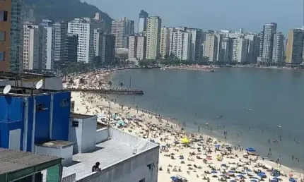 Venda Sala Living Com Vista Mar, no Gonzaguinha, em São Vicente - SP