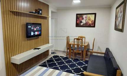 Venda Sala Living Mobiliada, a Uma Quadra da Praia, no José Menino, em Santos - SP