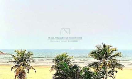 Locação Excelente Apto Espaçoso, Vista Mar, com 3 Quartos, Pé na Areia, no José Menino, em Santos -SP