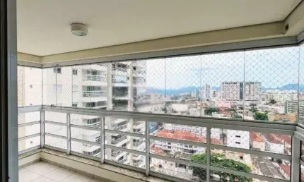 Venda Apto de 3 Quartos, Varanda e Lazer Completo na Vila Belmiro, Santos -SP