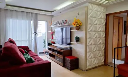 ZONA SUL: JARDIM TAQUARAL: APARTAMENTO COM 88 M² COM 3 DORMITÓRIOS, GARAGEM.