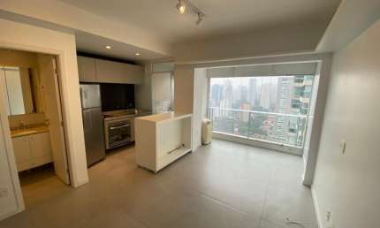 Flat com 1 quarto para alugar na Rua Michigan, 531, Cidade Monções, São Paulo, 35 m2 por R$ 3.600