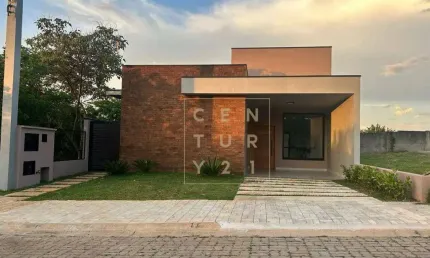 Casa com 3 quartos à venda, 110 m² por r$ 735.000 - condomínio residencial cerejeiras - araçoiaba da serra/sp