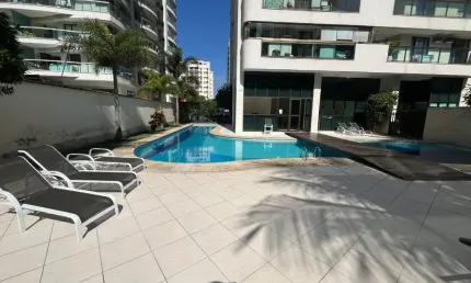 Barra olímpica - 3 quartos c/ suíte, varanda e infra total imperdível !