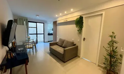 Reformado e mobiliado - 2 suítes com varanda e infra total