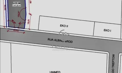 Terreno comercial à venda na Rua Albino Brod, Três Vendas, Pelotas