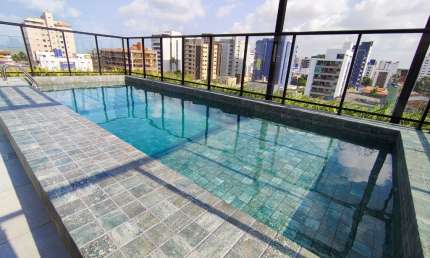 FLAT MOBILIADO À VENDA NO RESIDENCIAL UNI TAMARI- INTERMARES