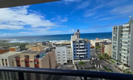 Lindo apartamento semi mobiliado, linda vista para o mar