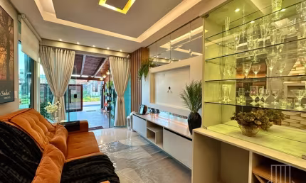 Linda casa 2 dormitórios mobiliada e decorada non Guarani em Capão