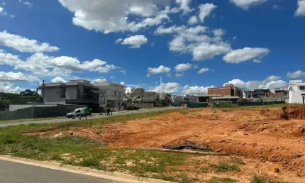 Terreno em condomínio fechado à venda na Rodovia Governador Doutor Adhemar Pereira de Barros, 116, Fazenda Pau D'Alho, Campinas por R$ 1.270.000