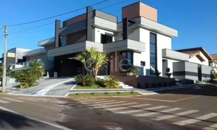 Casa em condomínio fechado com 3 quartos à venda na Estrada Municipal PLN-360, 920, Parque Brasil 500, Paulínia, 462 m2 por R$ 2.890.000