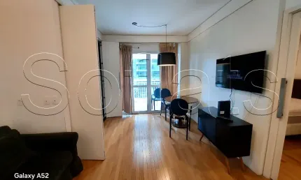 Flat com 1 quarto para alugar na Rua São Tomé, 73, Vila Olímpia, São Paulo, 42 m2 por R$ 3.889