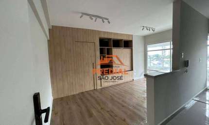 Apartamento com 1 dormitório para alugar, 51 m² - Jardim Aquarius - São José dos Campos/SP
